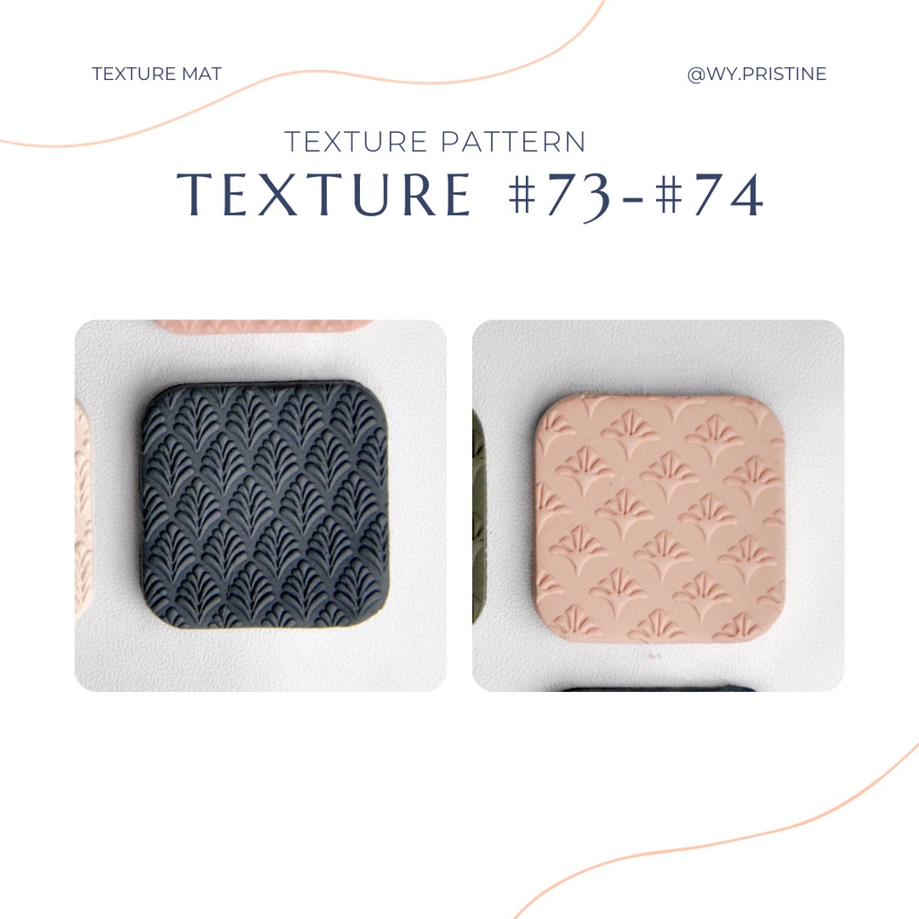 Polymer Clay Texture Sheet, Texture Mat For Polymer Clay