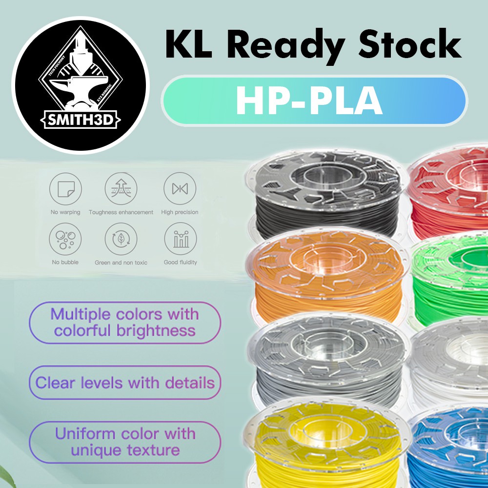 Creality HP Series 3D Printer PLA Filament 1.75mm 1KG Filament | Shopee ...