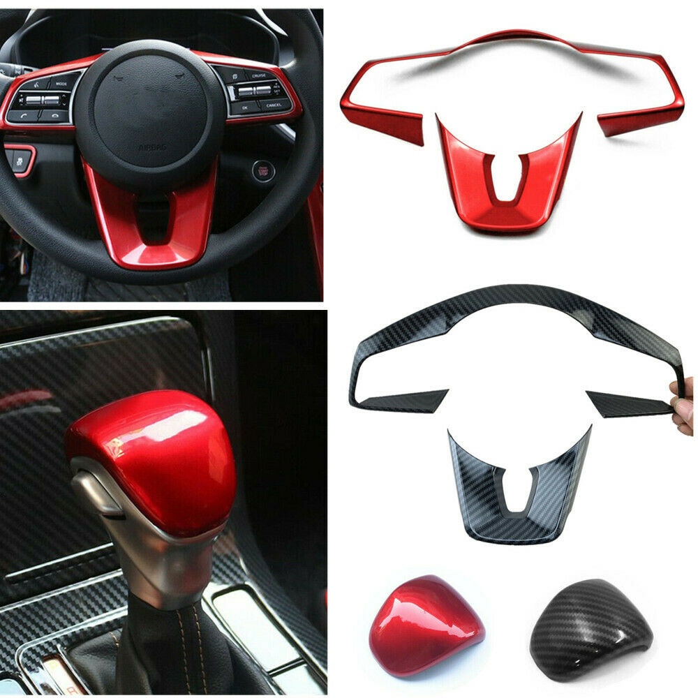 Car Inner Steering Wheel Frame Cover Trim Decoration For Kia Forte K3