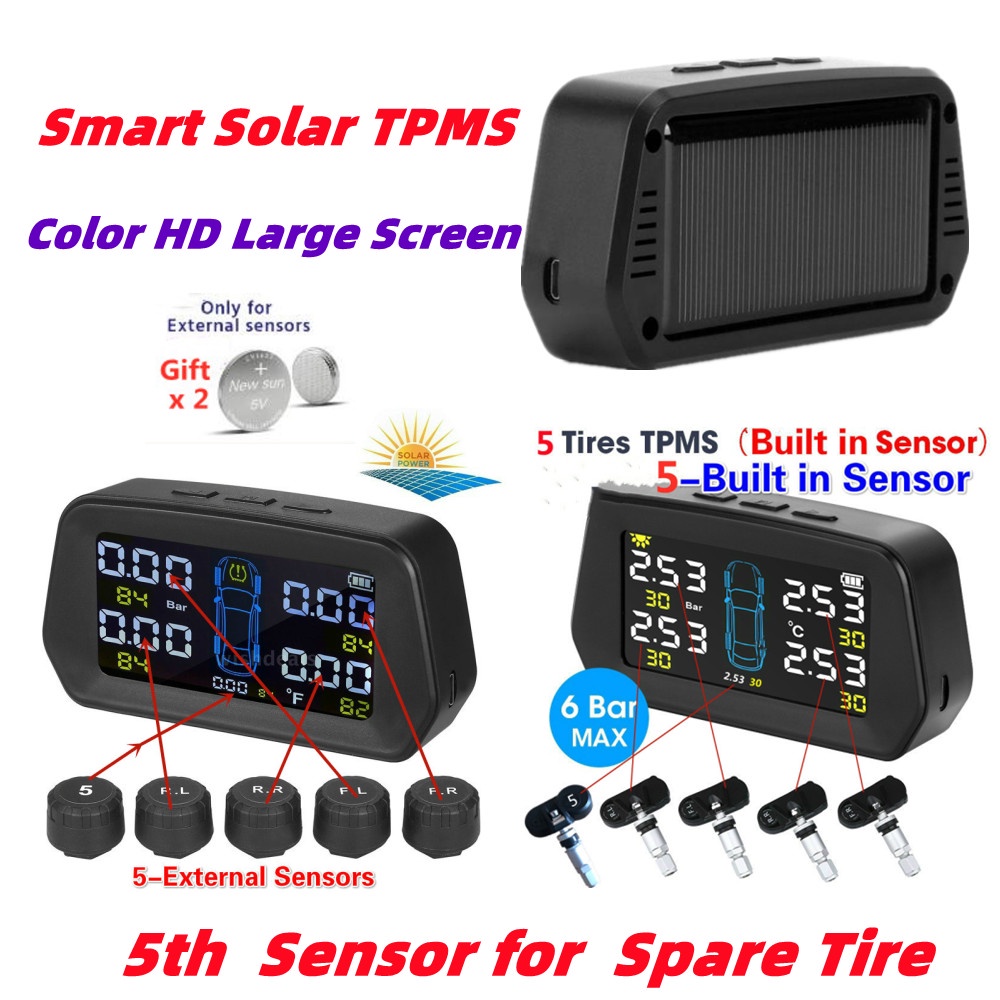 RGTT Smart Car TPMS Auto Monitoring External Devce Tyre Pressure ...