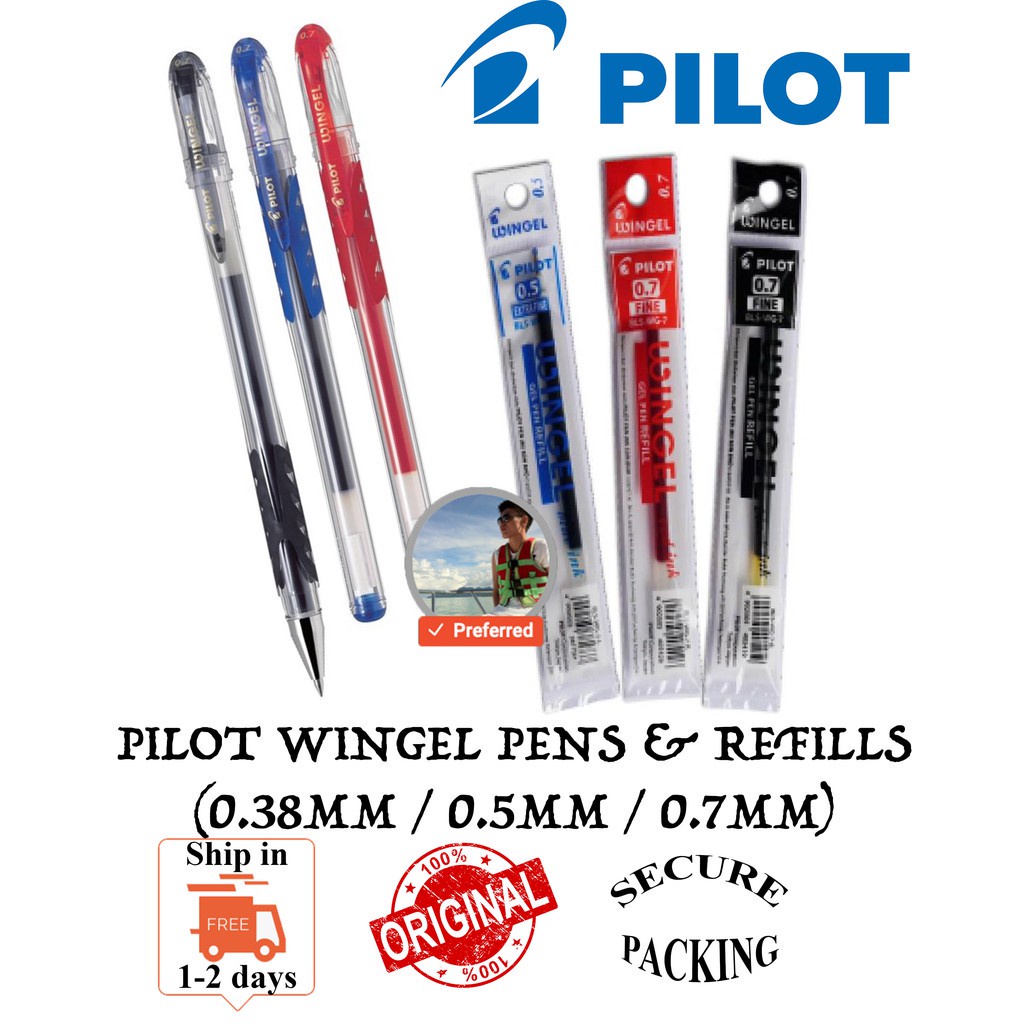 PILOT WINGEL GEL PEN / PILOT WINGEL GEL PEN REFILL / PILOT WINGEL ...