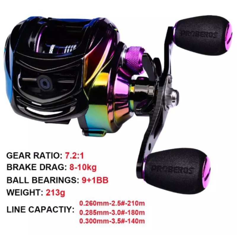 Reel Proberos STERI Left hand drag 8-10 kg Left / Right hand | Shopee ...