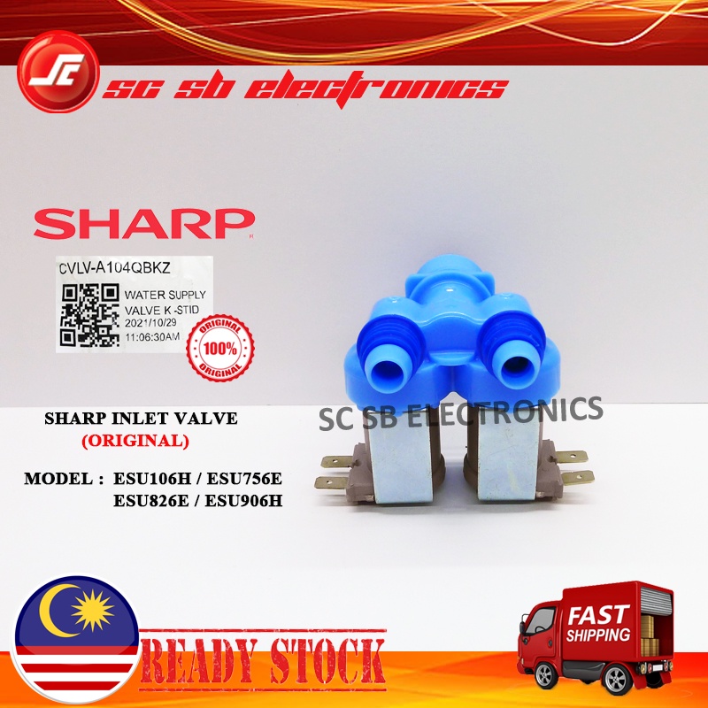 ORIGINAL SHARP WATER INLET VALVE A104QBKZ ESU106H ESU756E ESU826E ...