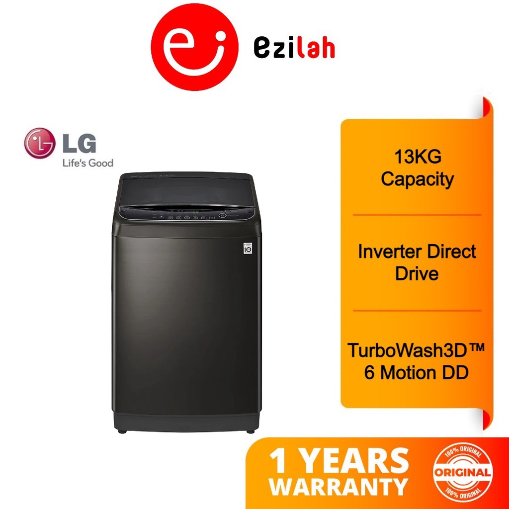 Lg 13kg Top Load Washing Machine With Inverter Direct Drive Th2113dsak Shopee Malaysia 4900