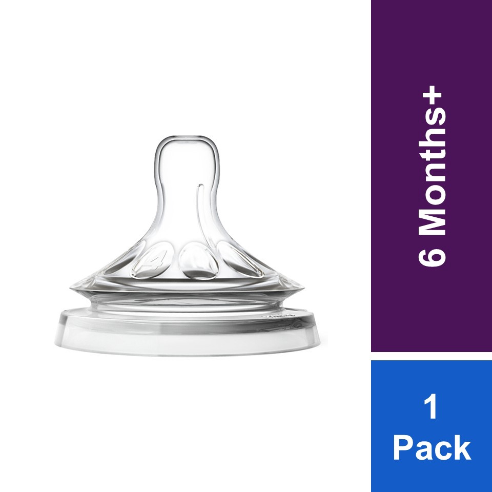 Avent Natural Fast Flow Nipples 6m+ , 2 Pack