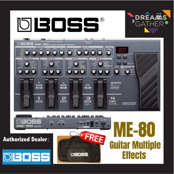 Boss ME80 Multieffects Guitar Processor (Pedal) Shopee Malaysia