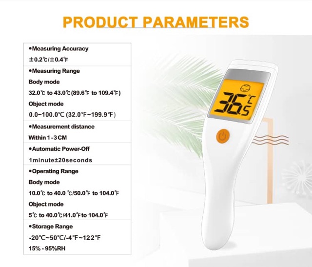 ALPHAMED NonContact Infrared Forehead Thermometer Shopee Malaysia