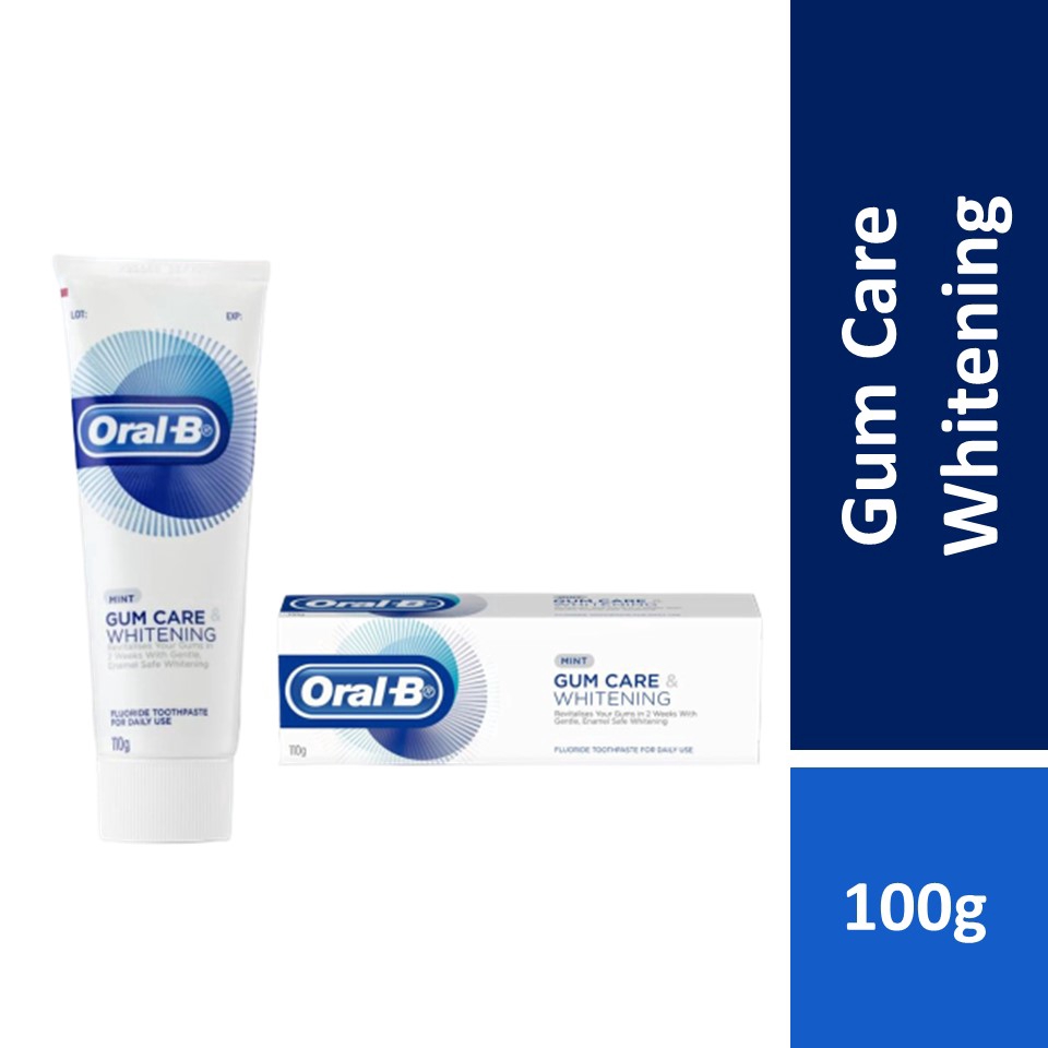 OralB Gum Care & Whitening Fluoride Toothpaste 110g Shopee Malaysia