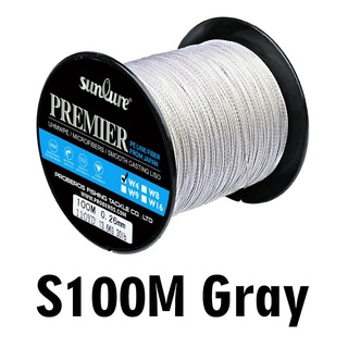 4 Strands 100m Super Strong Braided Fishing Line PE Fish Rope (0.4/6LB)