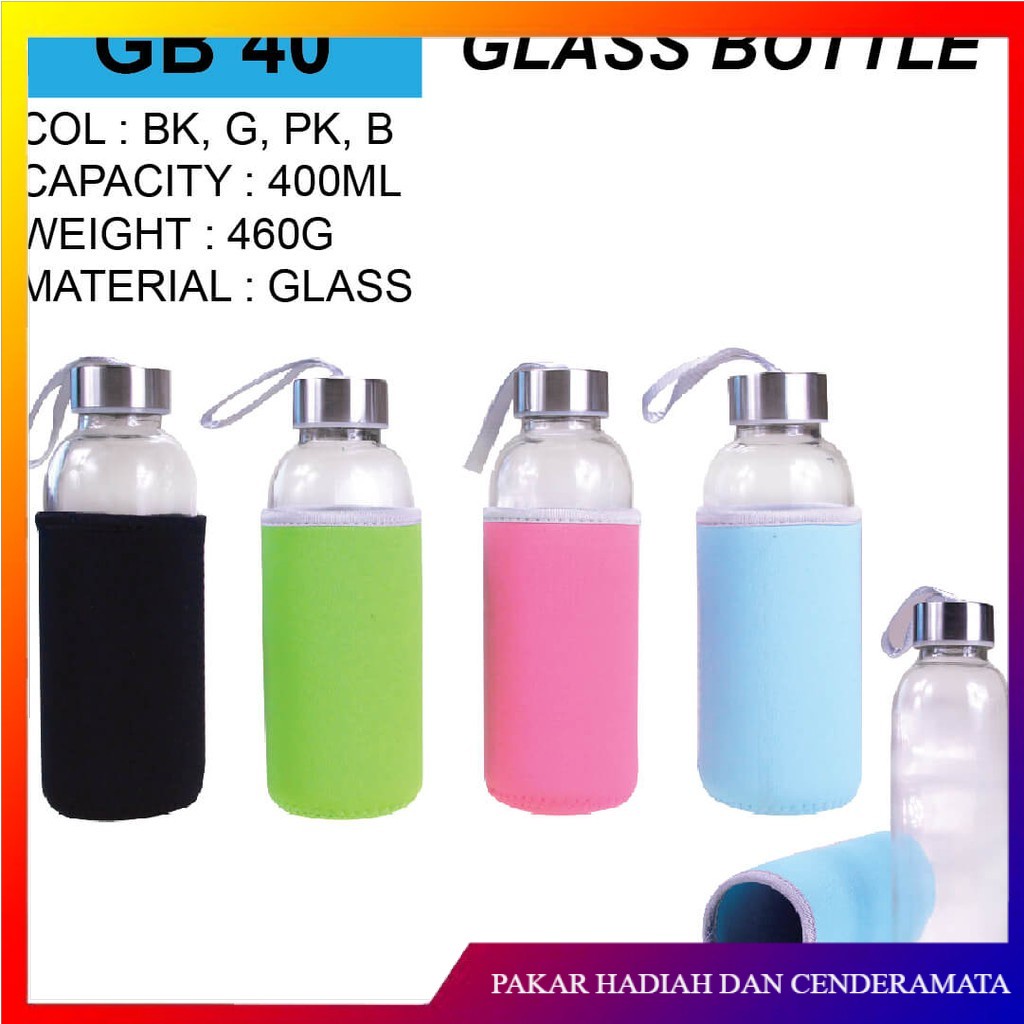 GLASS BOTTLE GB40 / Birthday Gifts / Cawan / Home Living / Hadiah ...