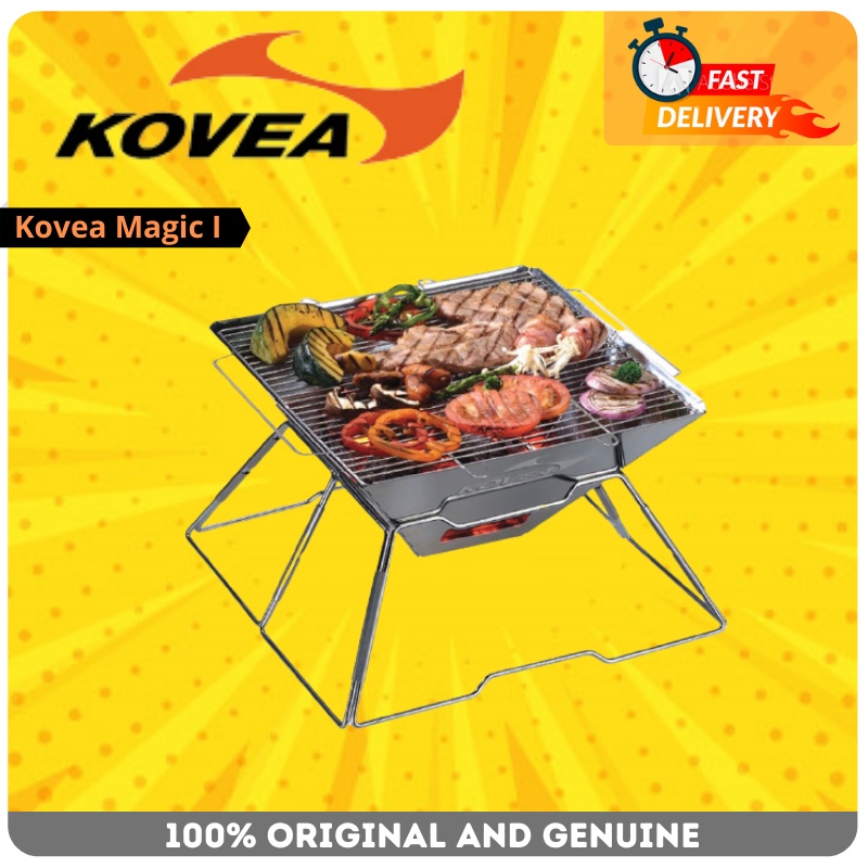 🔥100% ORIGINAL🔥 Kovea Magic I Upgrade Stainless BBQ | Shopee Malaysia