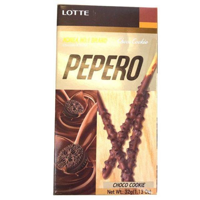 Lotte Pepero Chocolate Cookies Big Pack 256g Shopee Malaysia