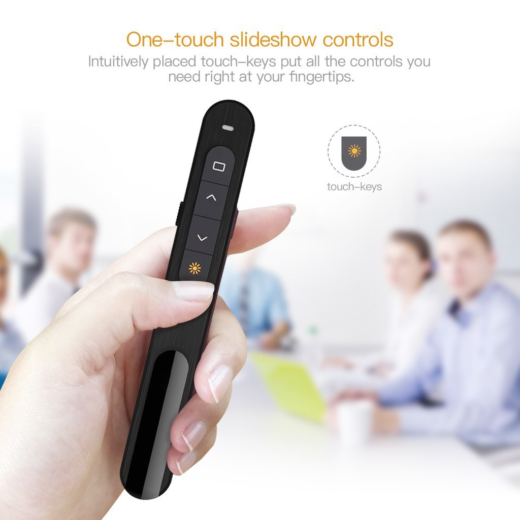 Wireless Remote Control USB Powerpoint Presentation Laser Pointer ...
