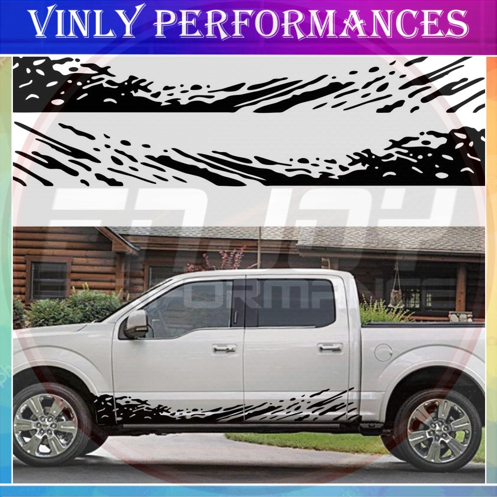 Off-road vehicle sticker side skirts ford Ranger mitsubishi L200 isuzu ...