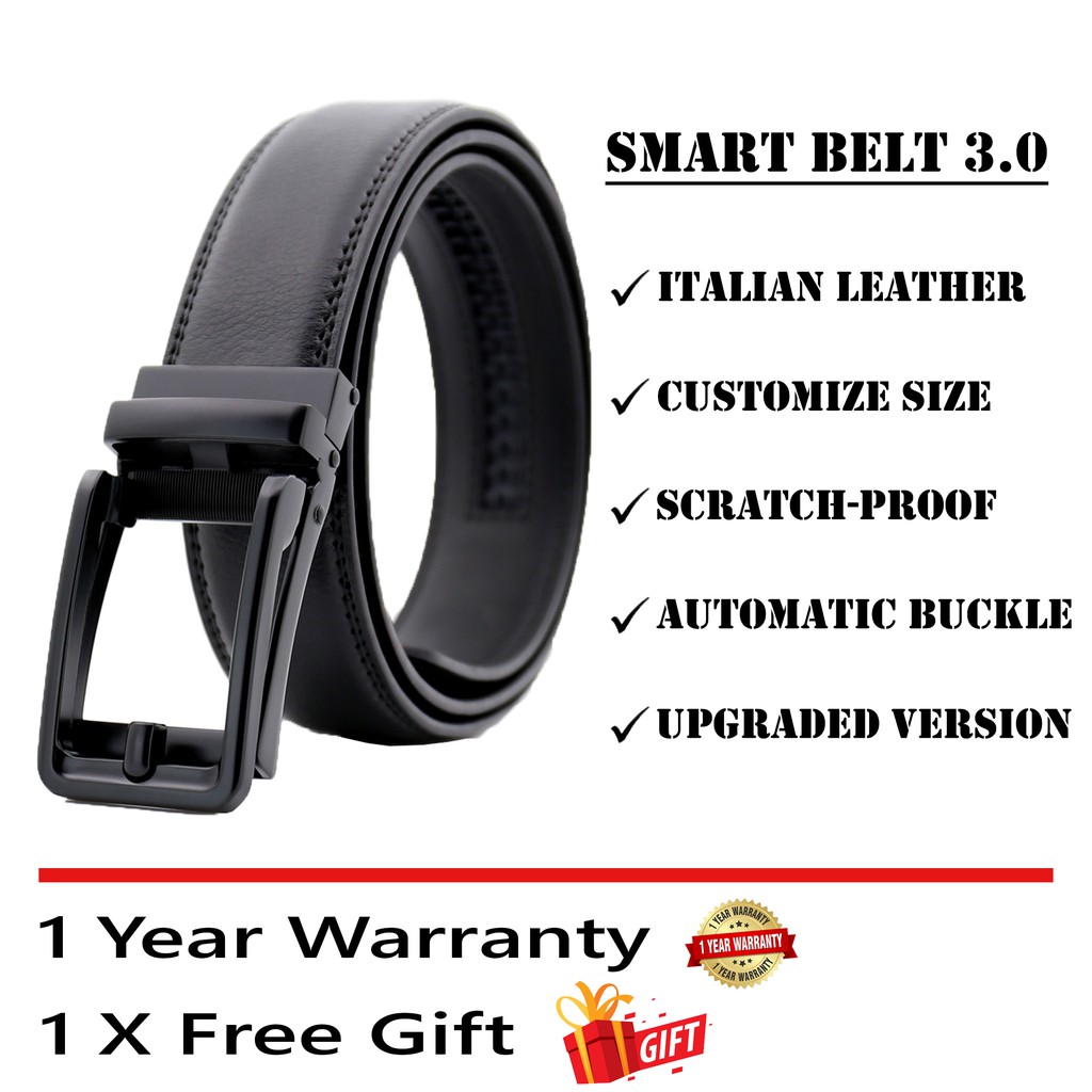 Men's Automatic Leather Belt Shopee Malaysia
