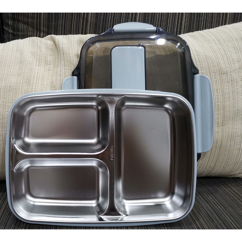 NET) Stainless Steel Multi-layer Insulated Lunch Box - 1.9L