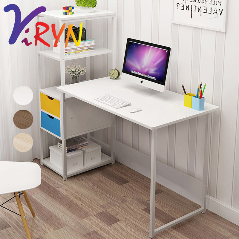 ViRYN Bedroom Simple Modern Office Student Writing Desk Study Table ...
