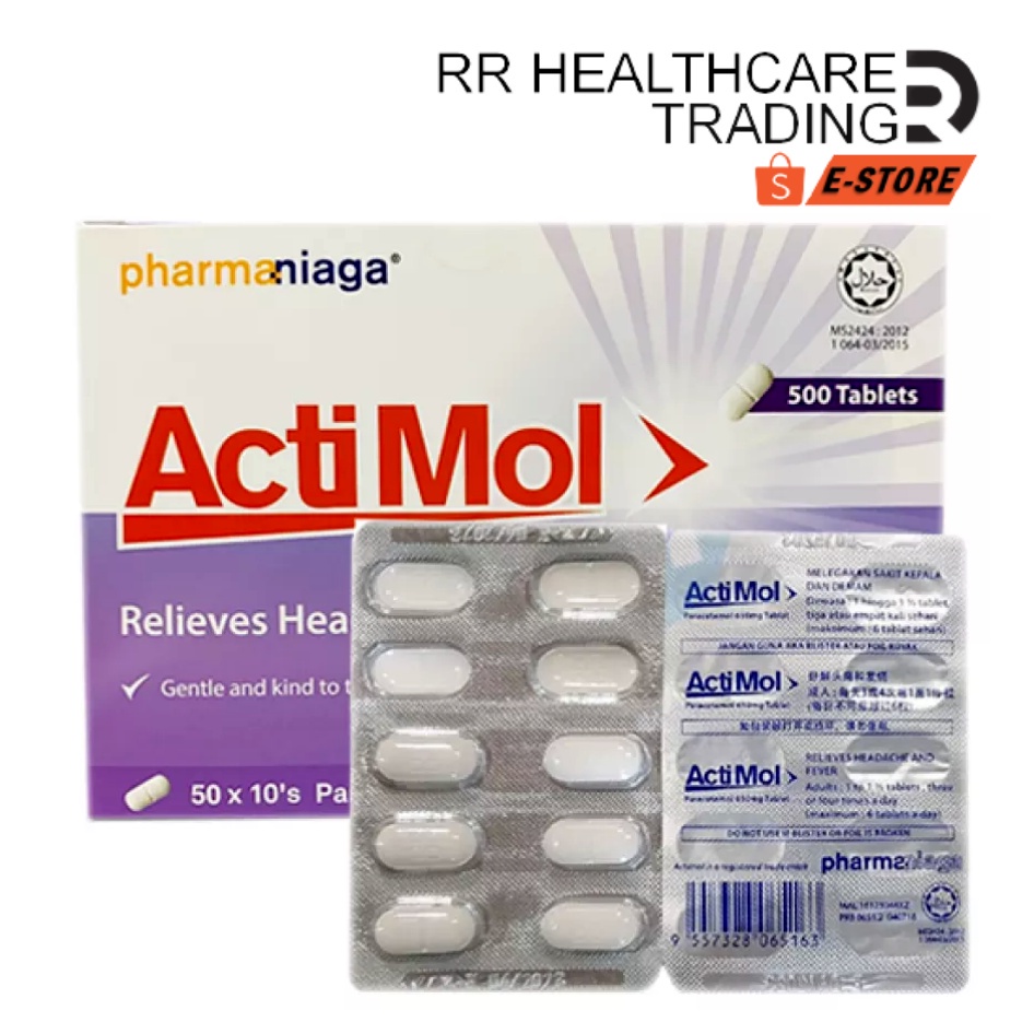 Actimol Paracetamol 650mg 10s Tablets (Exp 05/2025) | Shopee Malaysia