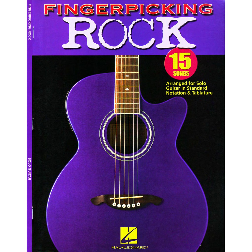 (Guitar PDF) Fingerpicking Rock Guitar 15 Songs Shopee Malaysia