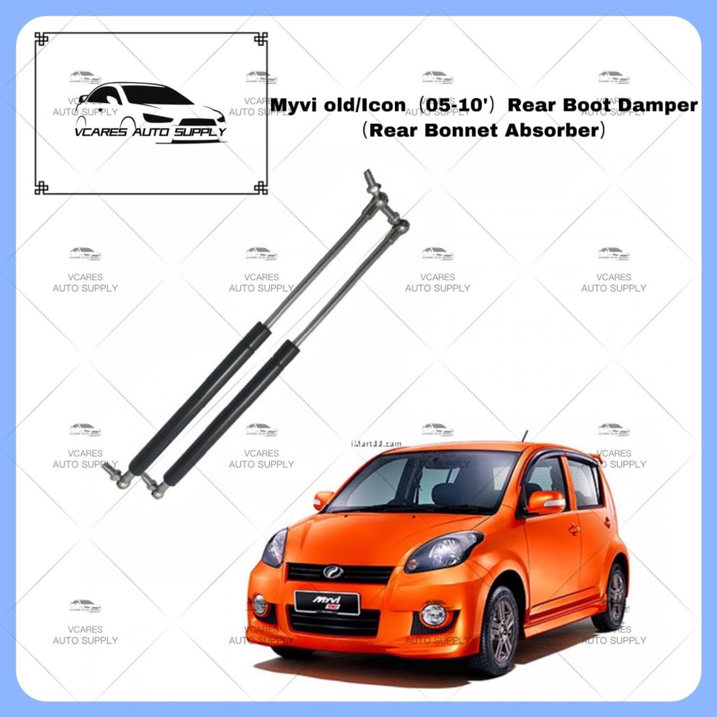 Perodua Myvi Rear Bonnet Boot Damper Absorber Strut Pair Shopee Malaysia