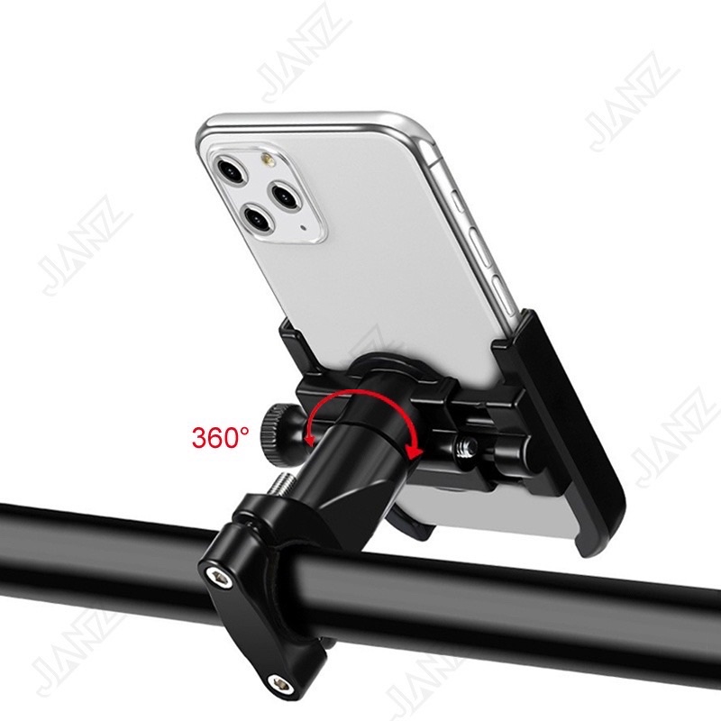 Aluminum Alloy Motorcycle Phone Holder Bicycle Phone Stand Bike Ride Navigation Stand Motorbike Handlebar Mirror Mount Shopee Malaysia