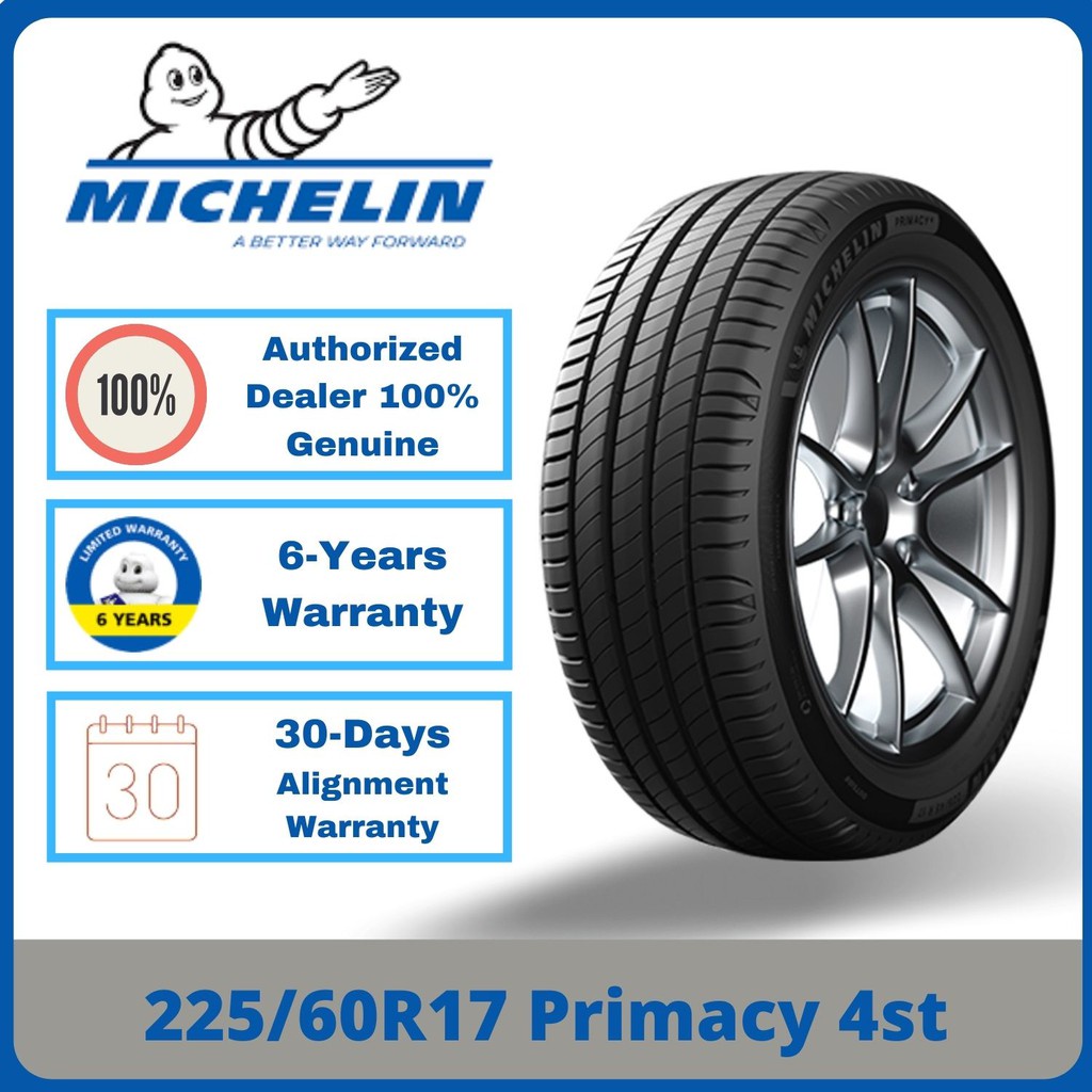 225/60R17 Michelin Primacy 4st *Year 2022 | Shopee Malaysia