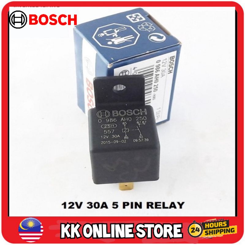 1pc Original Bosch Mini Relay 12V 5 Pin Ready Stock Malaysia 0332019150 ...