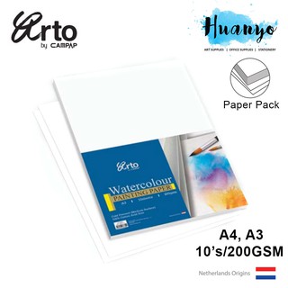 Arto 100% Cotton Watercolor Paper Cut Packs 200gsm - Sitaram Stationers