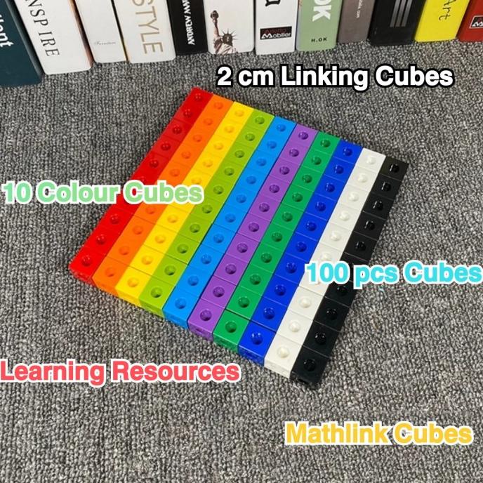Diy Children's Educational Toys Block Cube Linking Learning Mathlink ...