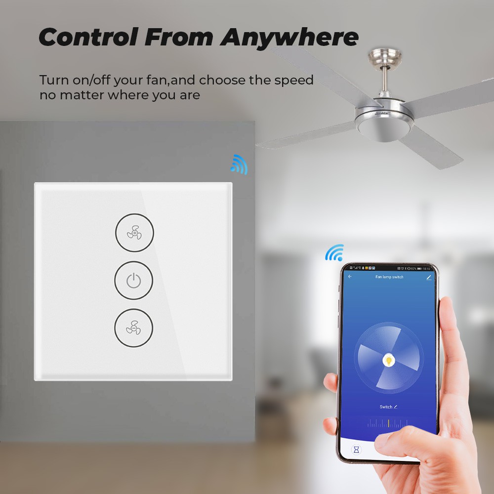 Google home store ceiling fan switch