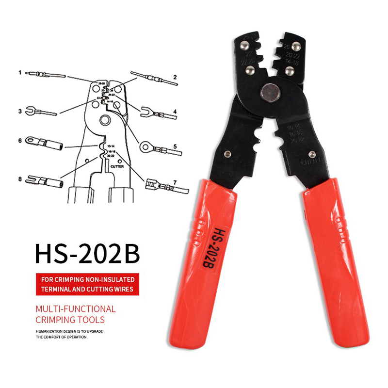 4 in 1 Multi functional HS202B Portable Hand Crimping Tool Plier