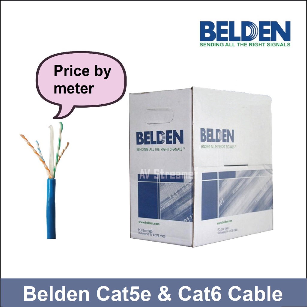 Belden Cat5e Cat6 cable, loose cable | Shopee Malaysia