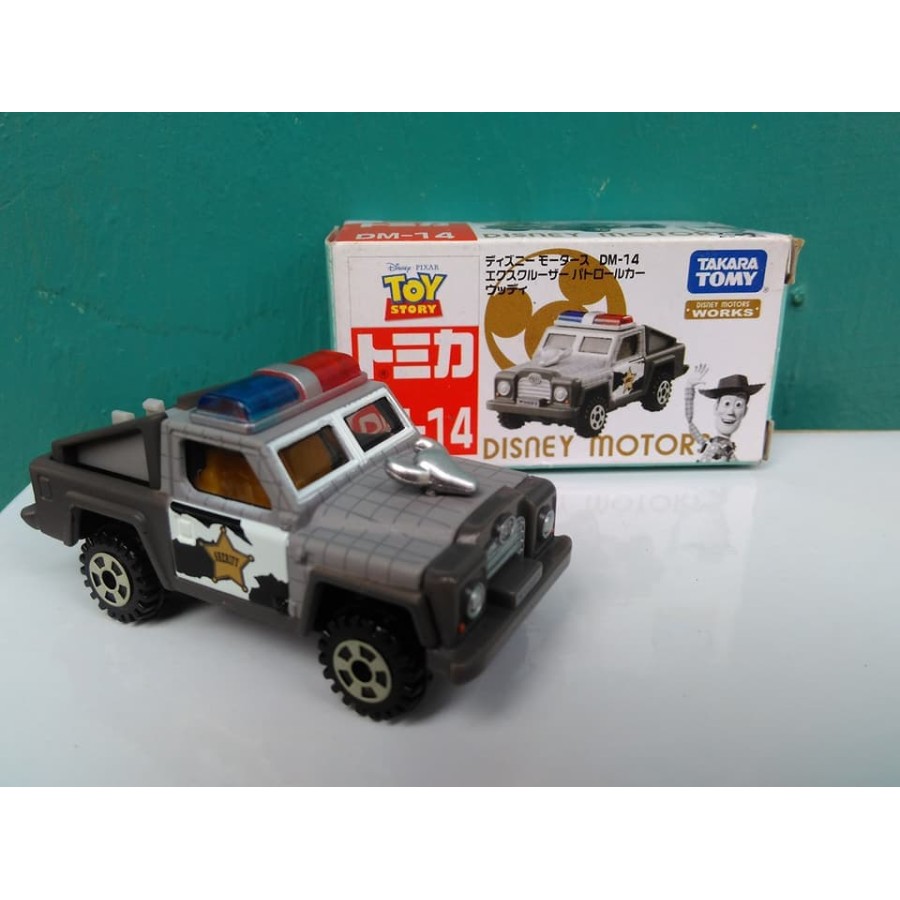 Tomica Disney Motors DM-14 EX-Cruiser Patrol Woody Toy Car Diecast ...