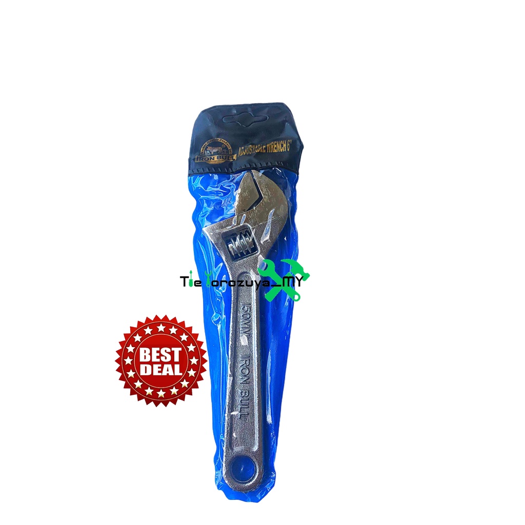 [IRON BULL] Switch Spanner 6''-12''. Adjustable Wrench 150mm-300mm ...