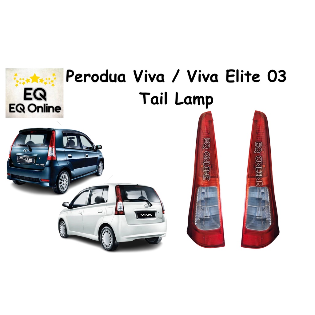 Perodua Viva, Viva Elite 2007 Tail Lamp Lampu Belakang 2008 2009 2010