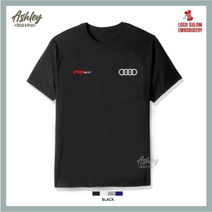 T Shirt Round Neck Audi R8 GT Supercar V8 V10 Coupe Sport Car TFSI ...
