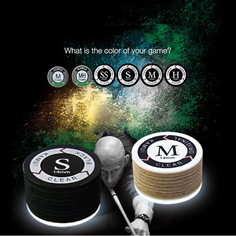 Kamui Clear Black Cue Tip Single Tip 11MM And 14MM Shopee Malaysia