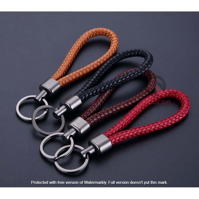 Premium Simple PU Leather Key Chain/ Key Ring | Shopee Malaysia