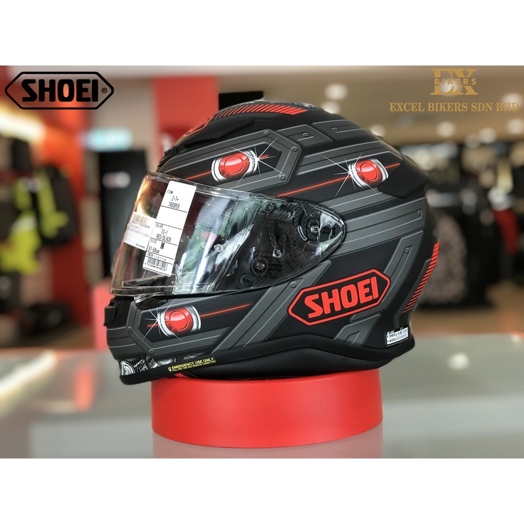 Shoei Helmet Z-7 + Trooper (TC1) | Shopee Malaysia