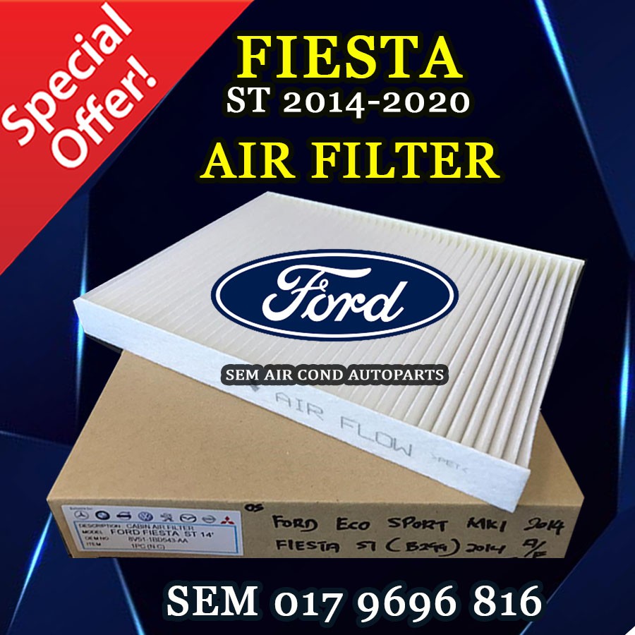 BMC 2018+ Ford Fiesta VII 1.6 ST Replacement Panel Air Filter main image 0