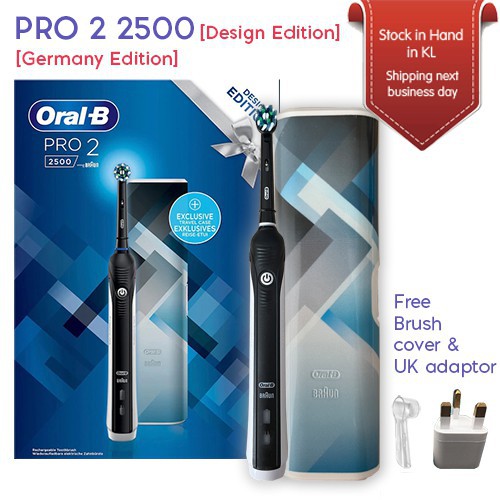 Oral b pro 2 on sale 2500 black edition