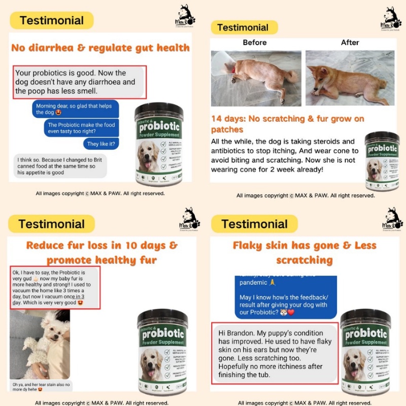 Pawpaw Max&Paw Probiotic for Dog Pet Cat Vitamin Probiotik Prebiotic