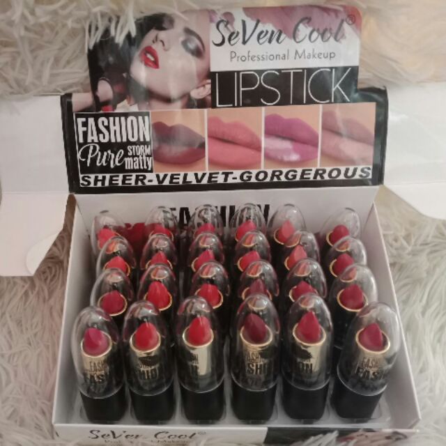 (1box) Lipstick seven cool | Shopee Malaysia