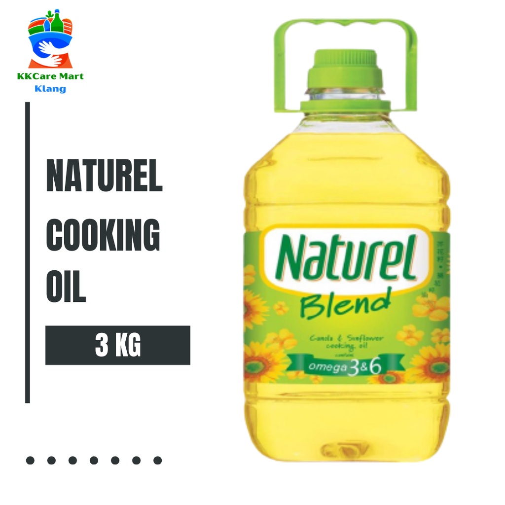 Naturel Natural Blended Cooking Oil Minyak Masak 3kg Shopee 