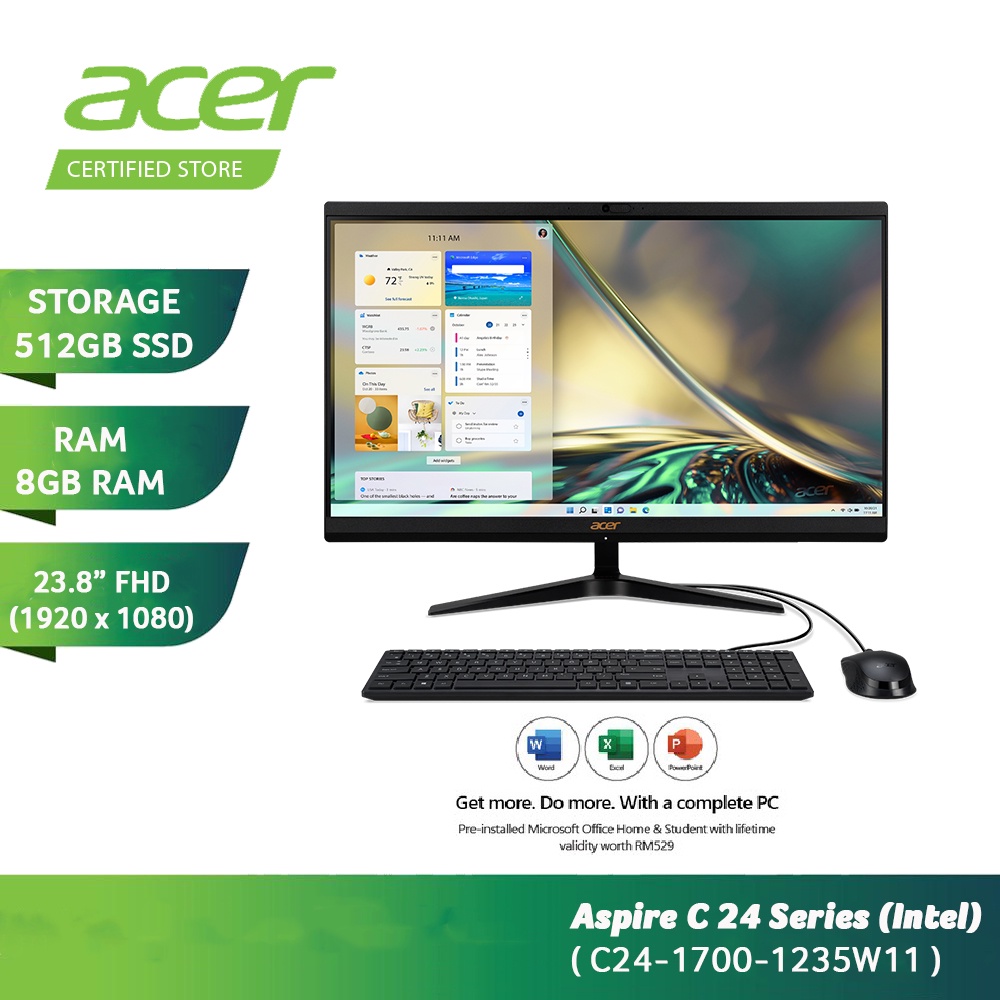 Acer c24 1800