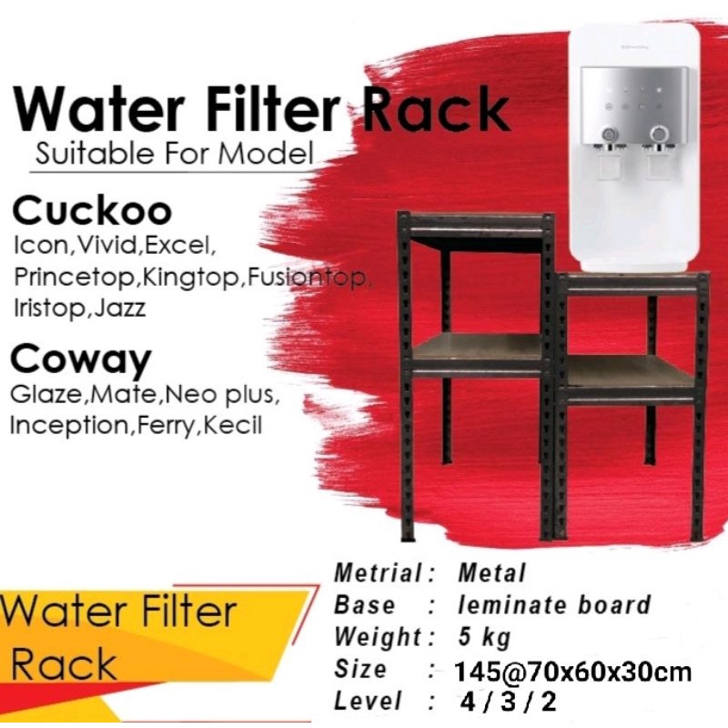 WATERFILTER RACK RAK WATER FILTER WATER FILTER STAND MULTI PURPOSE RACK