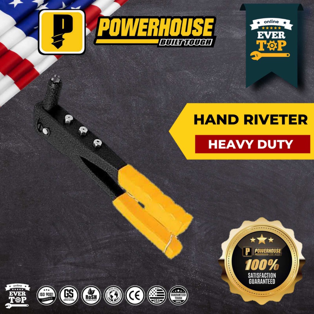 POWERHOUSE HAND RIVETER (HEAVY DUTY) PHHT | EverTop Online | Shopee ...