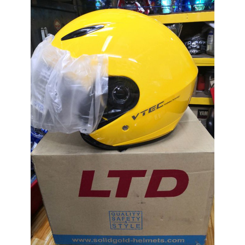 LTD VTEC MONO HELMET 100 ORIGINAL HELMET STENG HELMET SEPARUH HALF 