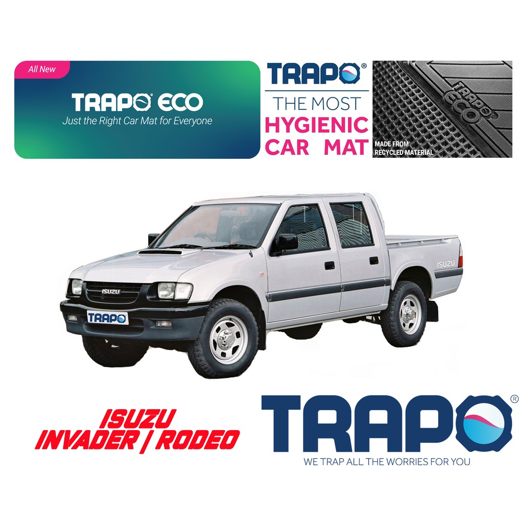 Trapo Eco Floor Mats Isuzu Invader / Rodeo 4 Door | Shopee Malaysia