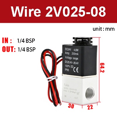 2V025-08 24v DC 1/4